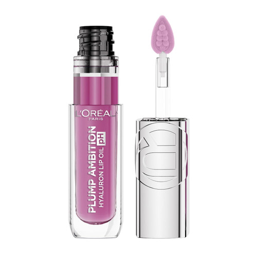 L'Oreal Paris Plump Ambition Hyaluron pH Lip Oil Plumping Lip Gloss ph Lilac - 1 Ct
