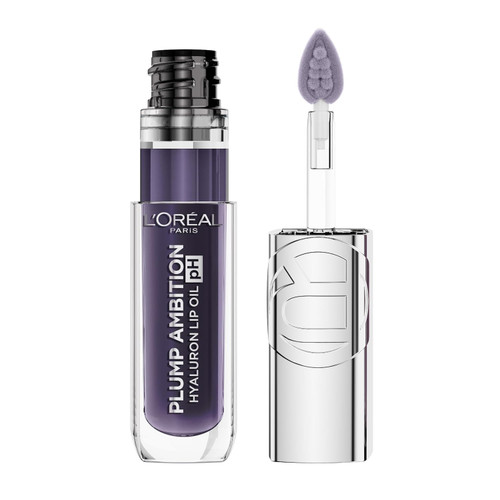 L'Oreal Paris Plump Ambition Hyaluron pH Lip Oil Plumping Lip Gloss ph Berry Noir - 1 Ct