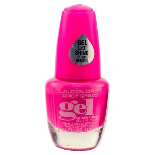 L.A. Colors Color Craze Extreme Shine Gel Nail Polish Untamed - 0.44 fl oz