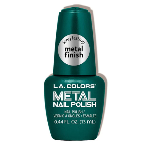 L.A. Colors Dark Metal Nail Polish Jaded - 0.44 fl oz