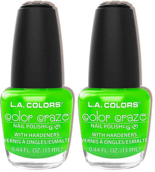 L.A. Colors Color Craze Nail Polish Mint Cocktail - 0.44 fl oz