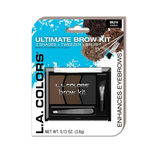 L.A. Colors Ultimate Brow Kit Medium - 1 Ct