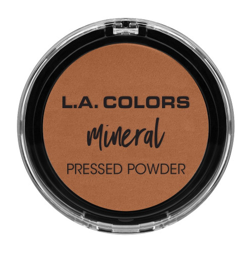 L.A. Colors Mineral Pressed Powder, Toasted Almond - 1 Ct
