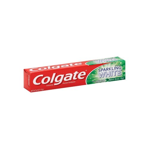 Colgate Sparkling White Baking Soda Anticavity Fluoride Toothpaste, Mint Zing 6 Oz