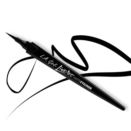 L.A. Girl Line Art Matte Eyeliner Intense Black - 1 Ct