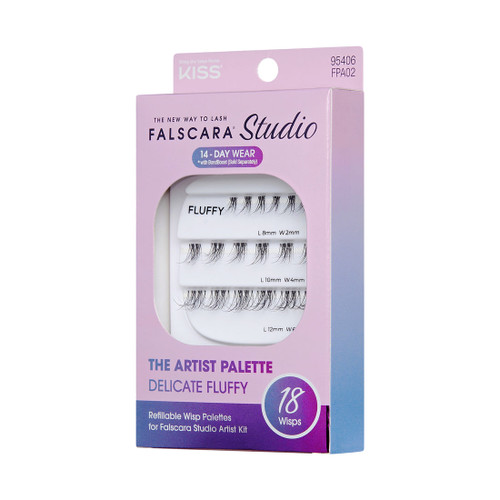 KISS FALSCARA Studio Lash Palette Delicate Fluffy - 1 Ct