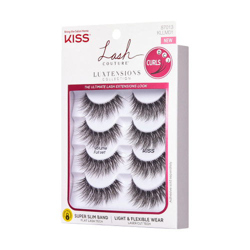 KISS Lash Couture LuXtensions Lashes Volume Full Set - 4 Ct