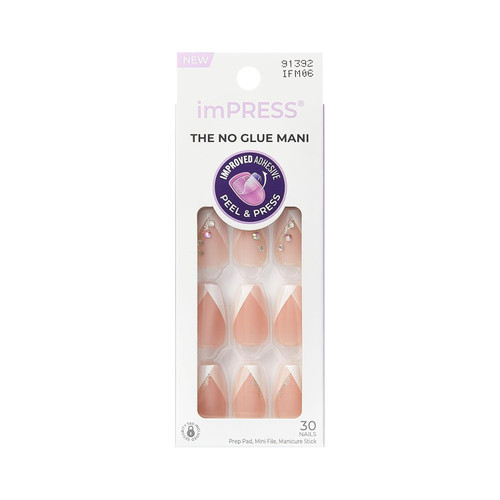 KISS ImPRESS Modern French Press on Nails Glimpse - 1 Ct