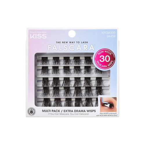 KISS FALSCARA Multipack Drama Lashes Extra Drama Wisps - 30 Ct