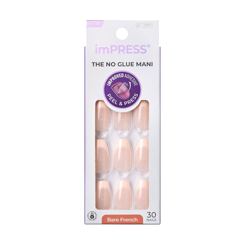 KISS imPRESS Press-On Manicure Fake Nails Genuine - 1 Ct
