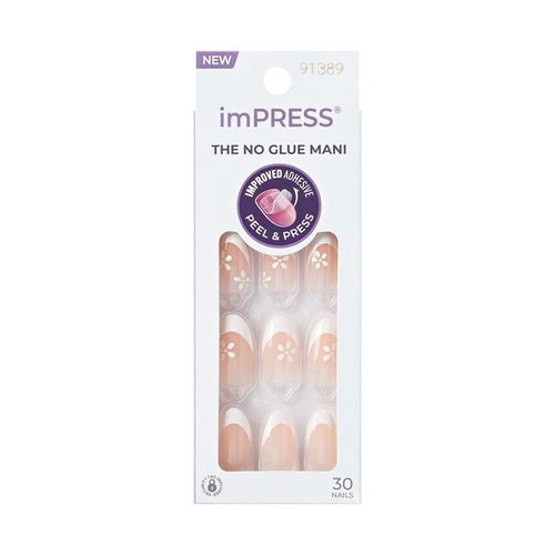 KISS imPRESS Press-On Manicure Fake Nails Fearless - 1 Ct