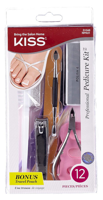 KISS Essential Travel Nail Kit Complete Set of Basic Grooming Tools - 1 Ct