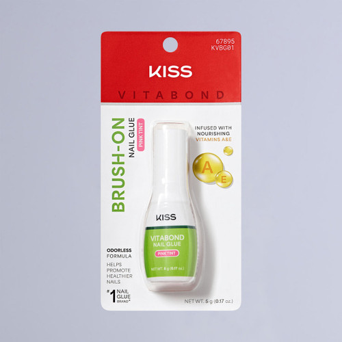 KISS VitaBond Pink Tint Nail Glue - 1 Ct