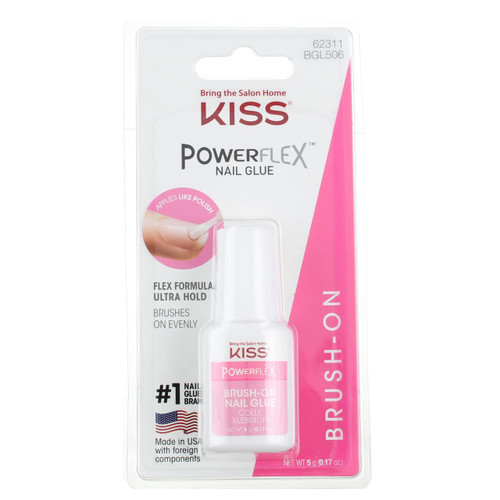 KISS PowerFlex Brush-On Nail Glue - 1 Ct