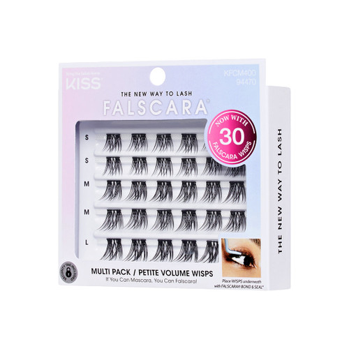 KISS FALSCARA Multipack Drama Lashes Petite Volume Wisps - 30 Ct
