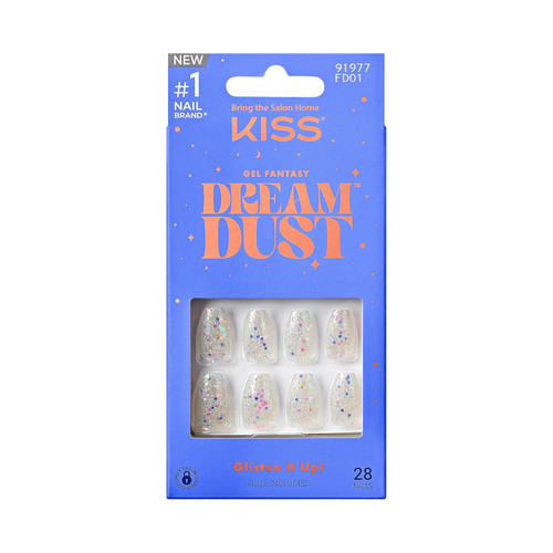 KISS Gel Fantasy Dream Dust Press On Nails Mood Dust - 1 Ct