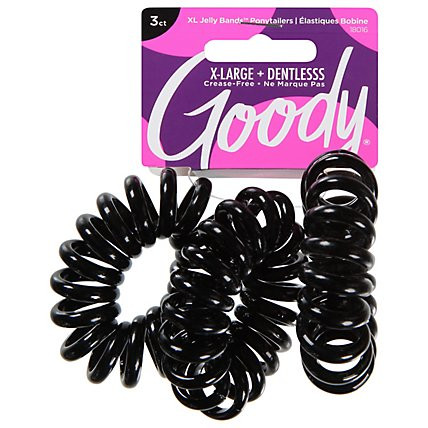 Goody X-Large Coils Black - 3 Ct