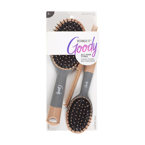 Goody Detangle It Oval Cushion Hair Brush and Comb - 1 Ct