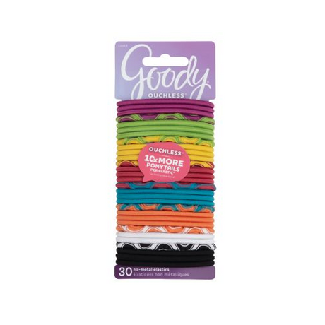 Goody Ouchless No Metal Elastics Citrus Twist - 30 Ct