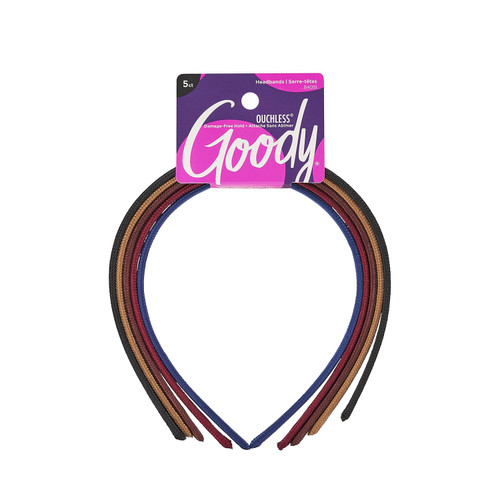 Goody Classics Shoestring Fabric Headband - 5 Ct