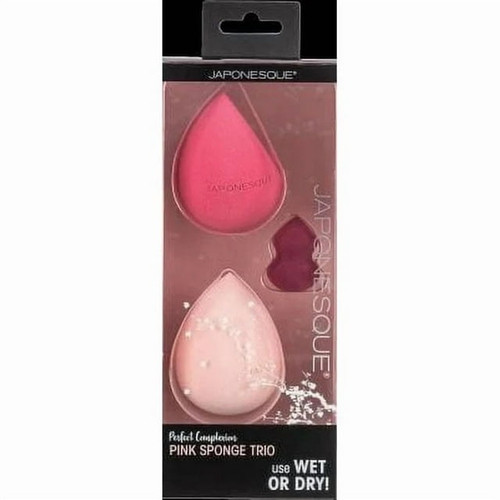 Japonesque Perfect Complexion Pink Sponge Trio - 1 Ct