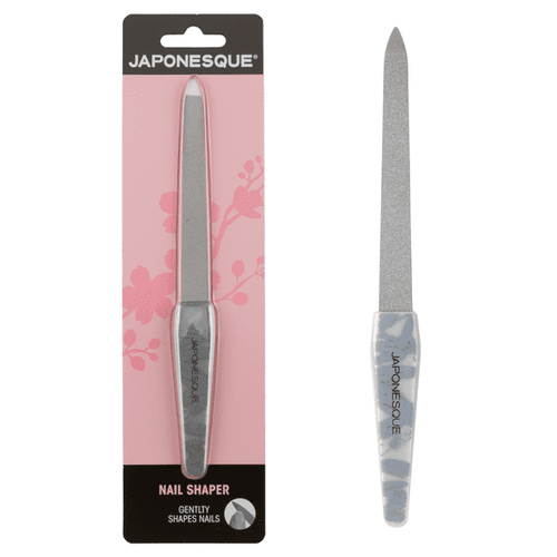 Japonesque Nail Shaper, Medium Grit, Stainless Steel - 1 Ct