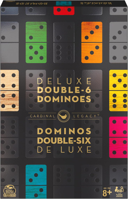 Spin Master Games, Cardinal Legacy Deluxe Double-6 Dominoes - 1 Ct