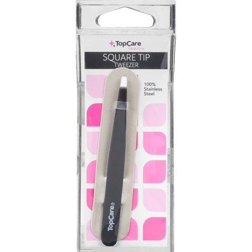 TopCare Square Tip Tweezers - 1 Ct