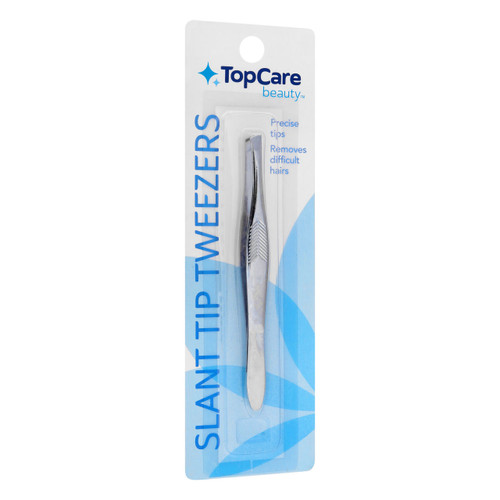 TopCare Slant Tip Deluxe Tweezers - 1 Ct
