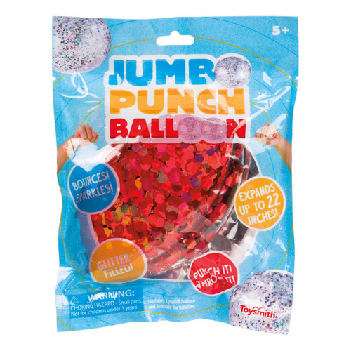 Toysmith Jumbo Glittery Punch Balloon - 1 Ct