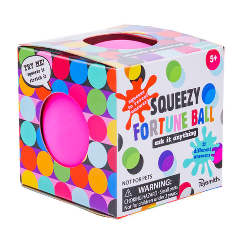 Toysmith Squeezy Fortune Ball - 1 Ct