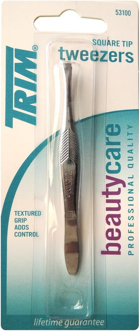 Trim Tweezers Square - 1 Ct