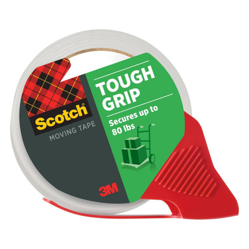 3M Scotch Tough Grip Moving Packaging Tape with Dispenser - 1 Ct
