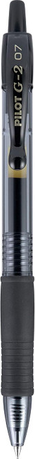 Pilot G2 Premium Refillable & Retractable Gel Pens, Fine Point (0.7mm), Black - 1 Count