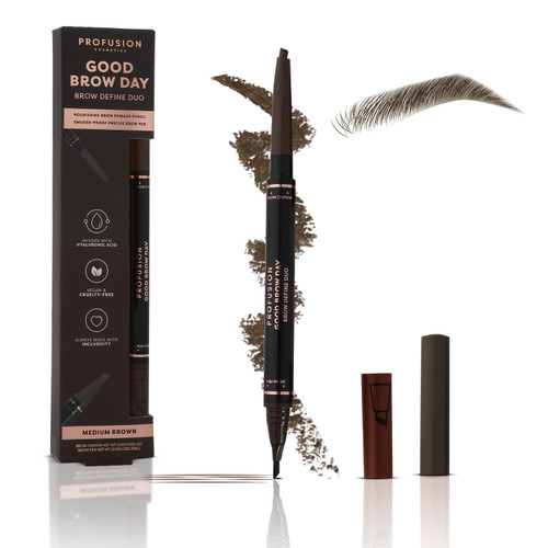 Profusion Cosmetics Good Brow Day – Precision Pen & Pomade Pencil Duo - 1 Ct