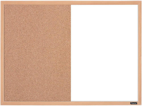 Quartet 17 in. H X 23 in. W Screw-Mounted Combination Bulletin Board & Dry Erase Board