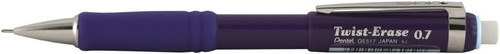 Pentel Twist-Erase III Mechanical Pencil, (0.7mm), Violet Barrel - 1 Pack