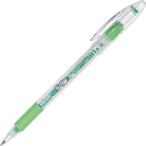 Pentel Solar Pop Neon Gel Pen, (0.6mm) Medium Line, Lime Green Ink - 1 Pack
