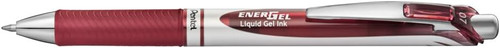 Pentel EnerGel Xm 0.7mm Rollerball Burgundy - 1 Pack