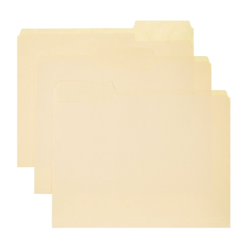 Pendaflex Manila File Folders, 1/3 Tab, Letter Size - 12 Pack