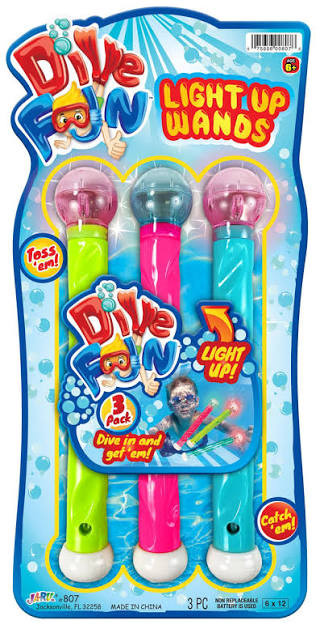 Ja-Ru Dive Fun Light Up Dive Wands - 1 Ct
