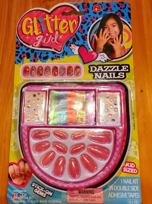 Ja-Ru Girls Dazzle Nails - 1 Ct