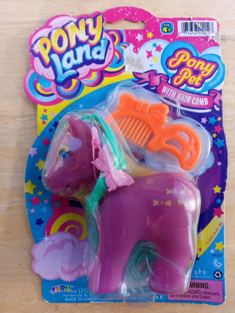JA-RU Pony Land Pony Pet With Hair Comb - 1 Ct
