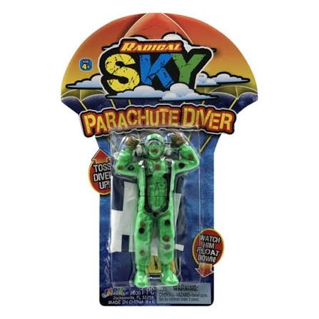 JA-RU Radical Sky Parachute Diver - 1 Ct