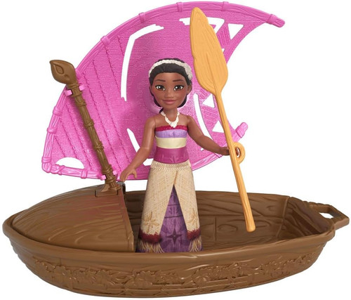 Mattel Disney Moana 2 Wayfinder Wonders with Surprise Small Doll, Canoe & Accessory - 1 Ct