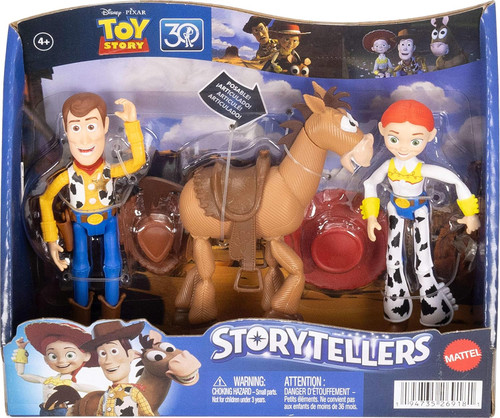 Mattel Disney Pixar Storytellers Action Figure Assorted - 3 Pack