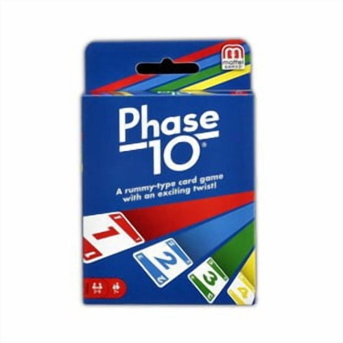 Mattel Games Phase 10 A Rummy Type Card Game With A Challenging And Exciting Twist - 1 Ct