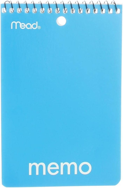 Mead Memo Book, College Ruled, 4"x6" - 40 Sheets