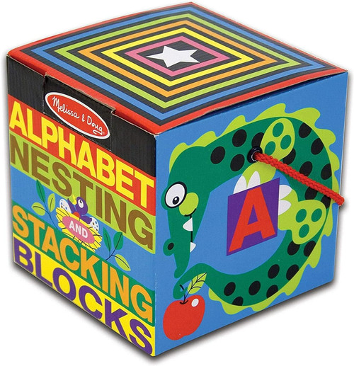Melissa & Doug Alphabet Nesting and Stacking Blocks - 1 Ct