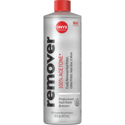 ONYX Professional 100% Acetone Nail Polish Remover - 16 fl oz